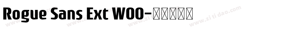 Rogue Sans Ext W00字体转换